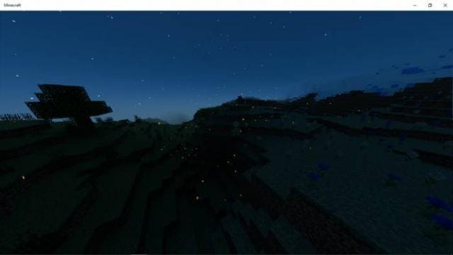 Светлячки летают ночью в игре 2