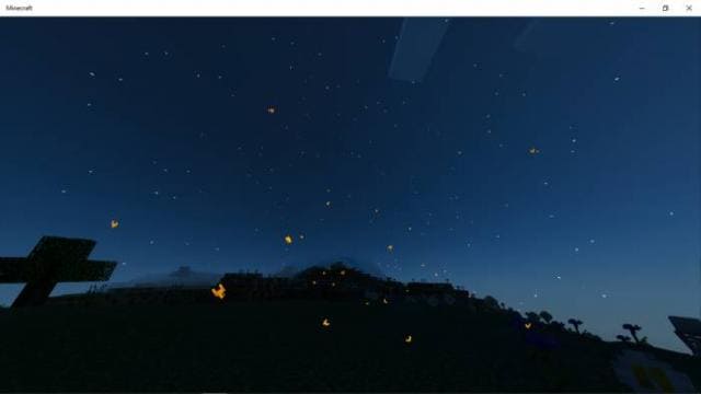Светлячки летают ночью в игре 3