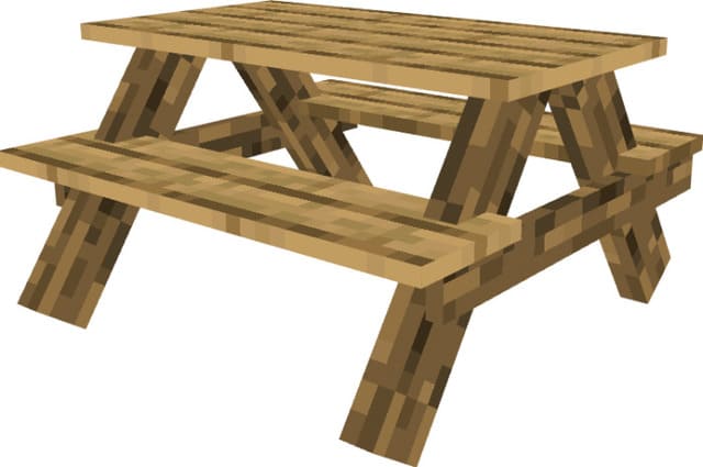 Деревянный стол в игре
