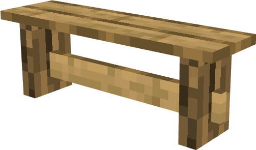 Внешний вид деревянной скамейки