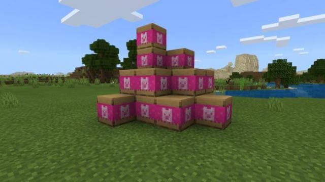 Розовая коробка с сюрпризами