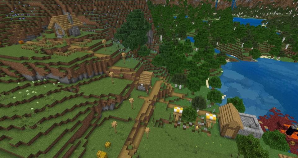 Как выглядит деревня в игре