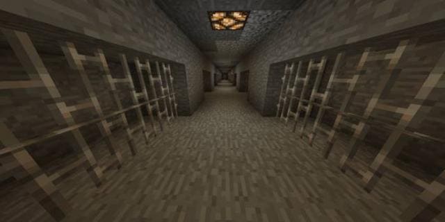 Вид на подземелье в игре