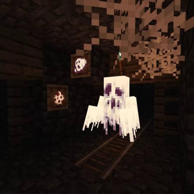 Жуткий призрак в пещере