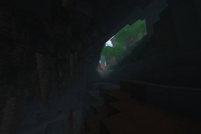 Как выглядят улучшенные пещеры в игре