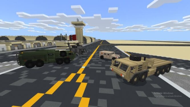 Мод Военные машины и самолеты для Minecraft PE