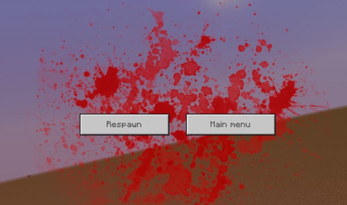 Экран смерти с кровью