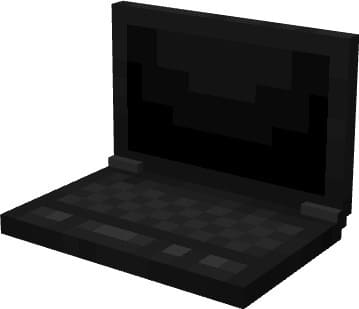 черный ноутбук